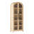 Sitarski 76" H x 30" W Modern Arched Standard Bookcase with Glass Doors-98582621