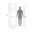 Kitchen Pantry With Open Storage And 2 Doors,  White