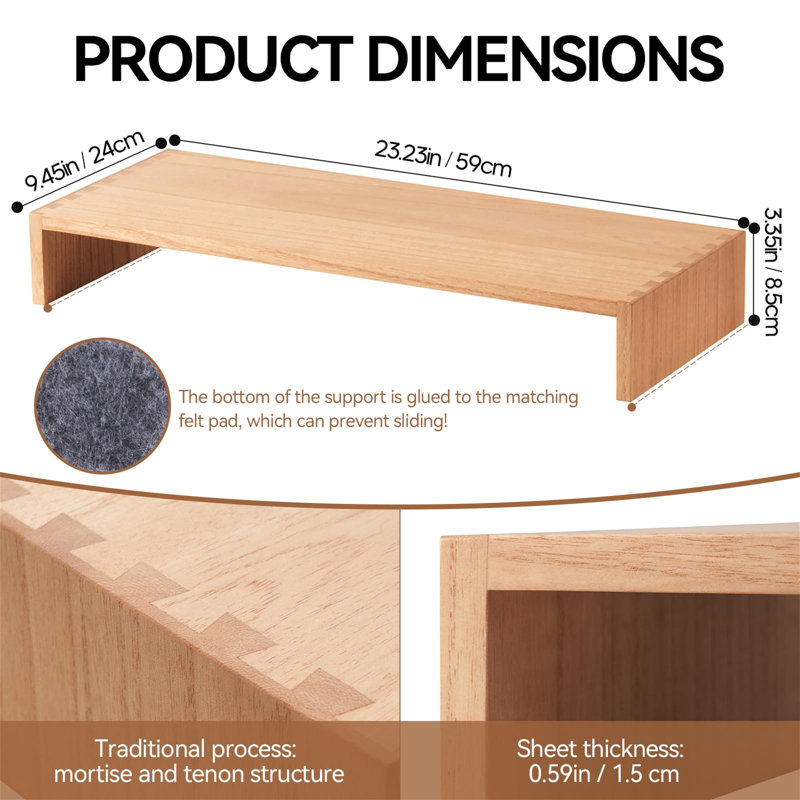 Manufactured Wood Monitor Stand