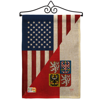 Double Sided 18.5'' H x 13'' W Burlap Garden Flag