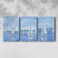 Série Sea and Shore - Collection de toiles tendues avec châssis Premium - Prêt à être accroché-2014638720