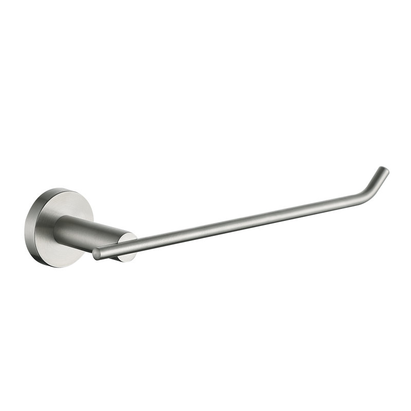 Porte-serviettes mural en acier inoxydable, Nickel brossé