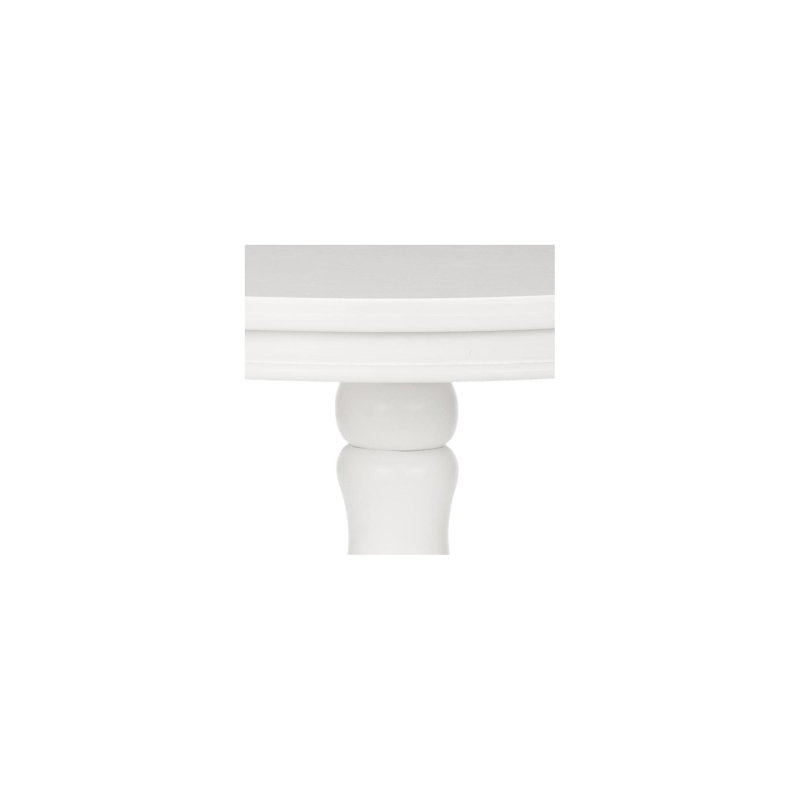 Earlean Solid Wood End Table, White