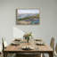 Art mural sur toile paysage tressé turquoise-1991015402