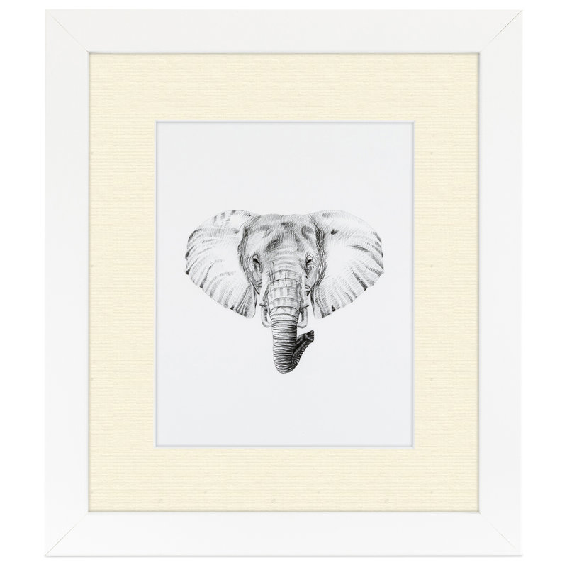 Toxie Matte Picture Frame with Mat, Ivory