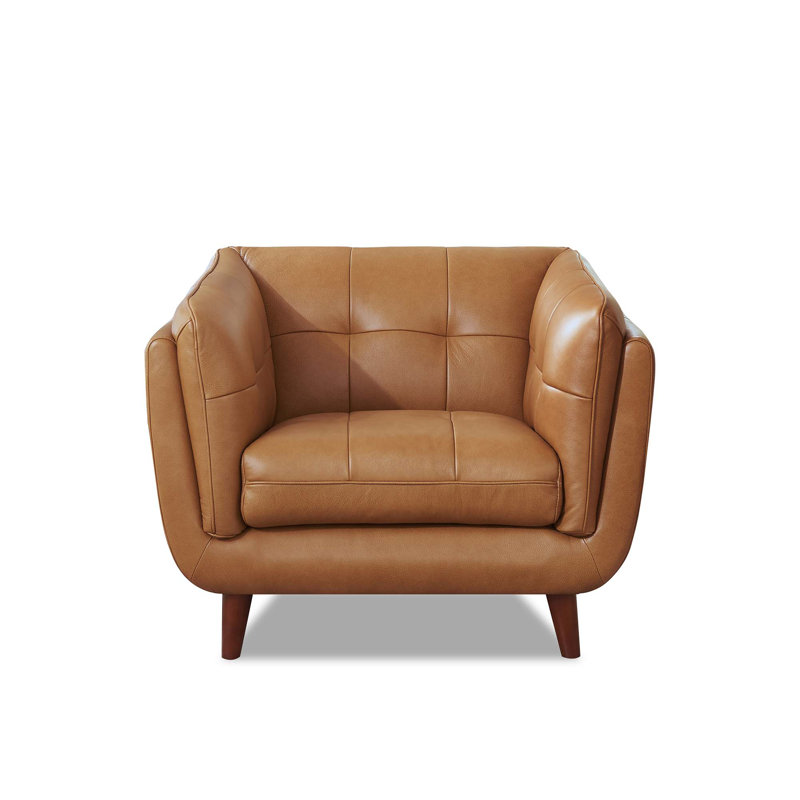 Chaise en cuir Solana