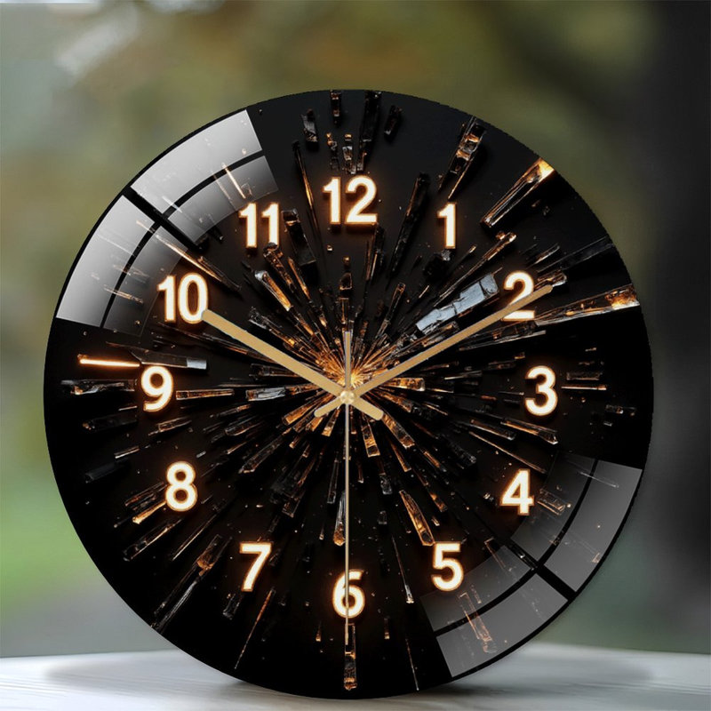 Horloge murale créative 12 po