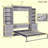 Georgan Metal Murphy Bed-1448108340