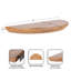 Canvey Half Moon Solid Wood Floating Table Shelf-815852507