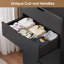 Grande commode à 5 tiroirs, commode moderne pour chambre à coucher, commode avec tiroirs pour le salon, le vestibule, le couloir-121671658