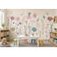 Papier peint floral prairie fantaisiste pastel amovible-246158984-246158987