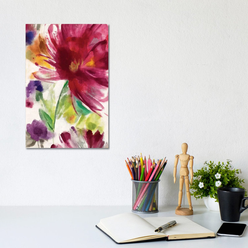 Garden Whisper I by Asia Jensen - Wrapped Canvas Painting