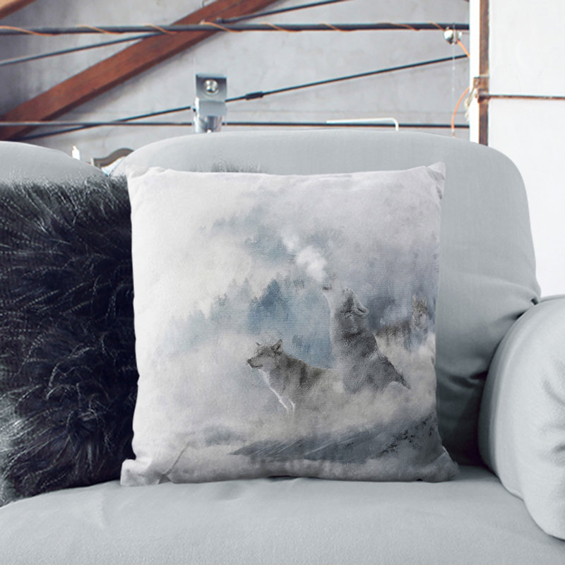 Square Cushion, 55cm H x 55cm W x 20cm D, Stone