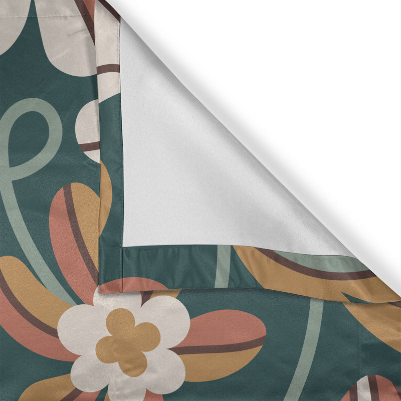 Semi Sheer Curtain Pair