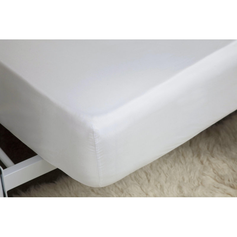 450 TC Pima Cotton Range Sateen Fitted Sheet, Super King (6'), White