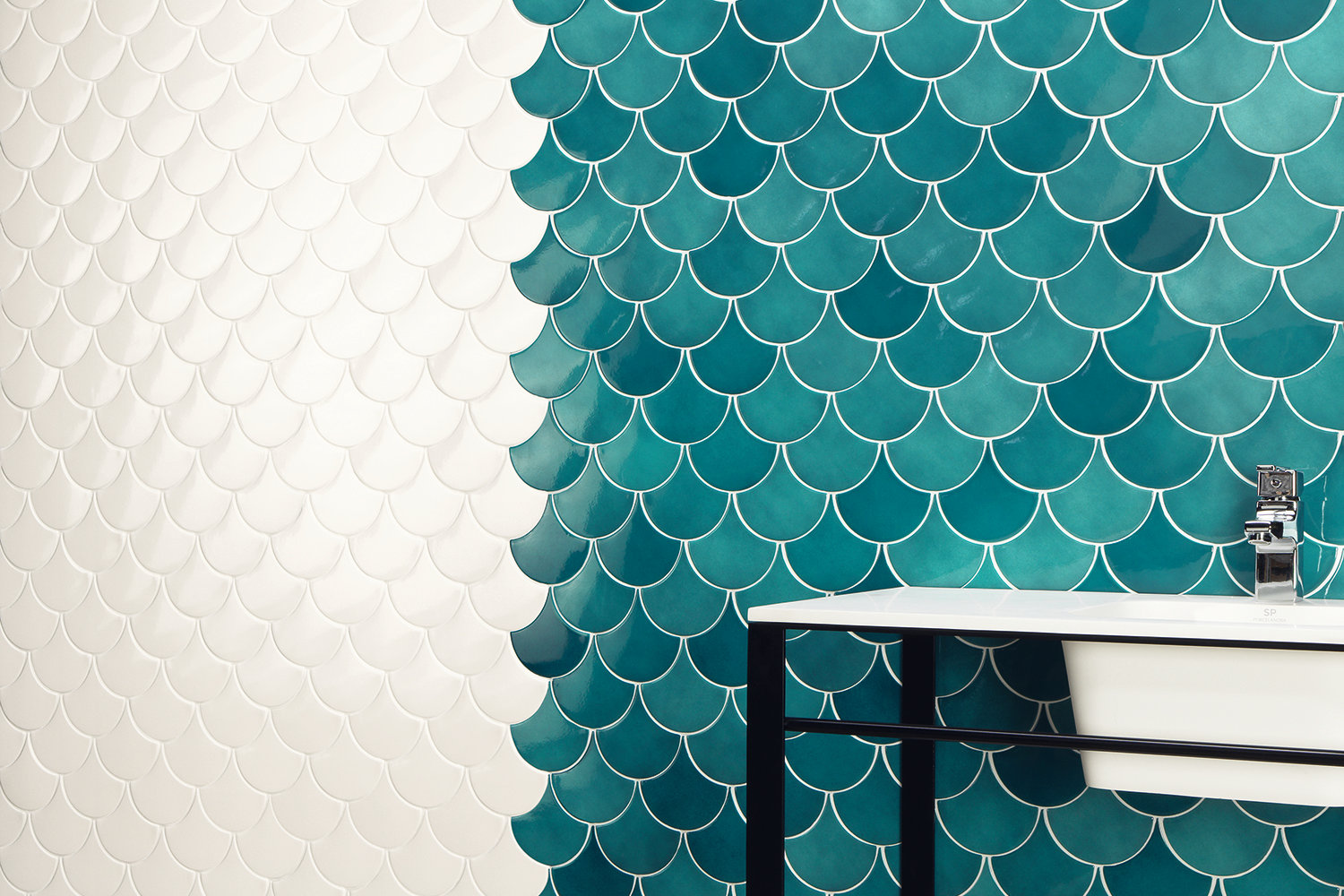 5" x 5" Ceramic Wall Tile, Emerald