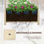 Brotherson Wood Elevated Planter-1873895663