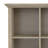 Amherst 57"W Solid Wood Transitional 8-Cube Storage Sofa Table with Open Shelving-1701044552