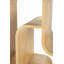 Cabinet Solid Wood Geometric Bookcase-1543333852