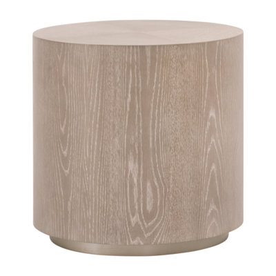 Roto Solid Wood Top End Table