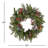 24 in. Bristle Berry Wreath with LED Lights