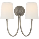 Thomas O'Brien Reed Double Sconce