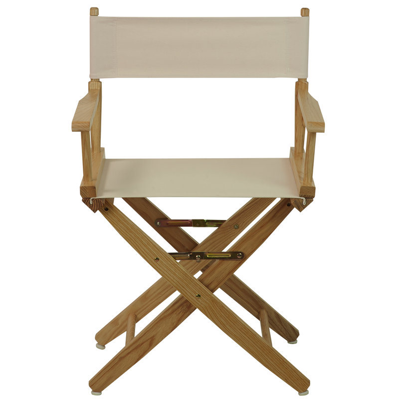 Oktan   Folding Director Chair, Mission Oak, Natural