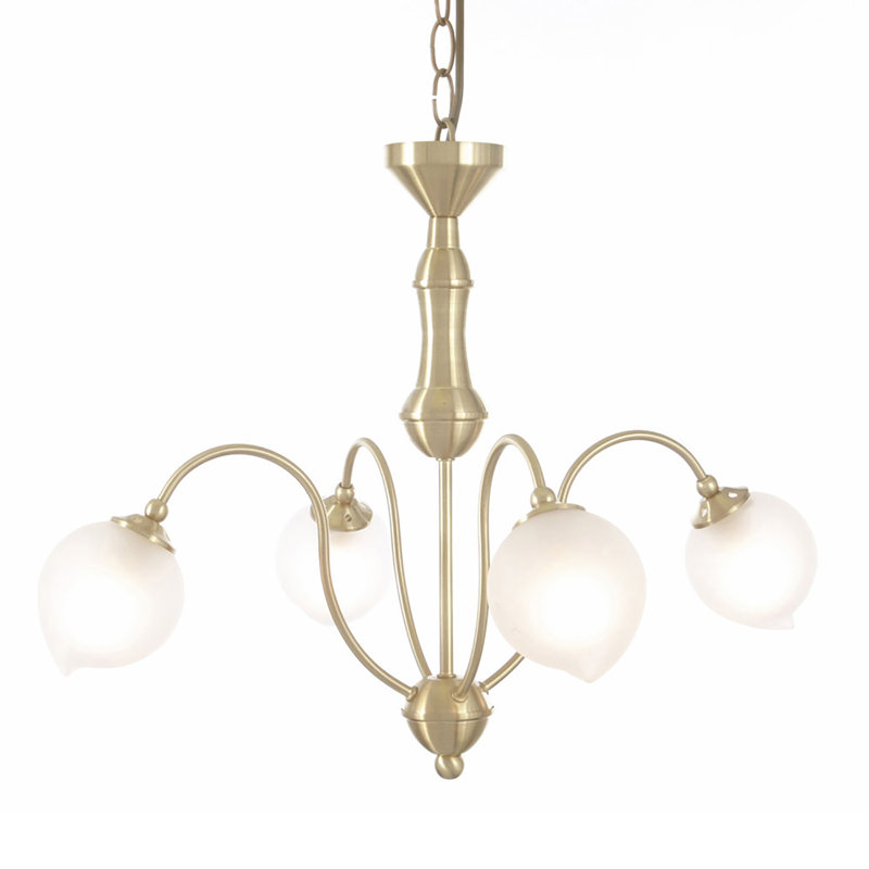 Coen 4 - Light Gold Cluster Pendant