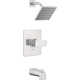 Modern Monitor 14 Series 1-handle Single Function Square Tub & Shower Trim