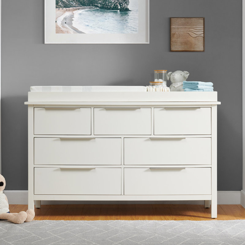 Grande commode Nurture & - The Newport (plateau à langer vendu séparément), Blanc