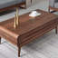 Table basse lisse avec bords durables-107148897