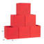 Ensemble de bacs rectangulaires Artisan, polyester rouge-32133585