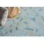 Botanica Turquoise/Ivory/Multi New Zealand Wool hand-tufted Area Rug-78600093