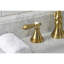 Heirloom Widespread Bathroom Faucet with Drain Assembly-49401546