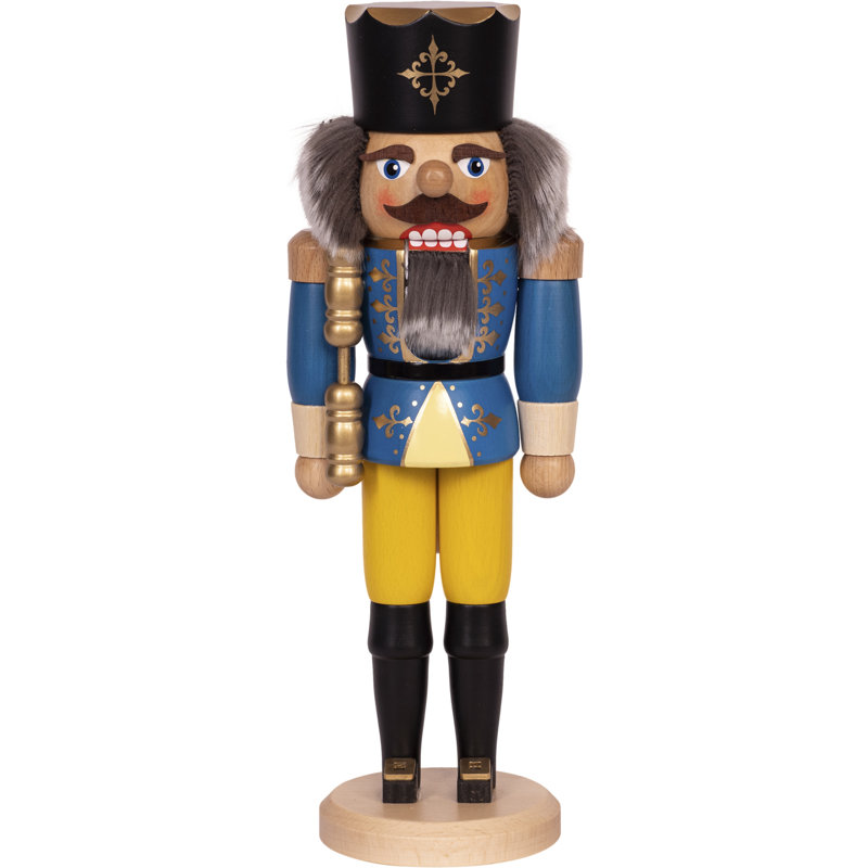 Christmas Nutcracker, Blue/Yellow