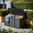 SUNCROWN Deck Box 75 Gallons Water Resistant Resin Lockable Deck Box-91830045