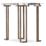 Melange Glass End Table