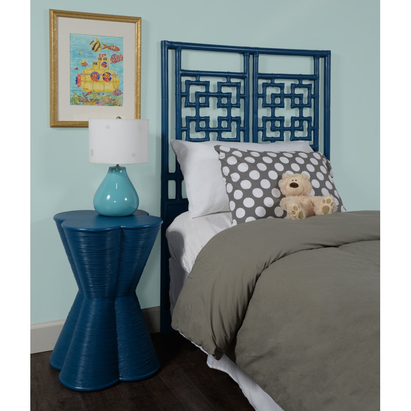 Block End Table, Navy Blue