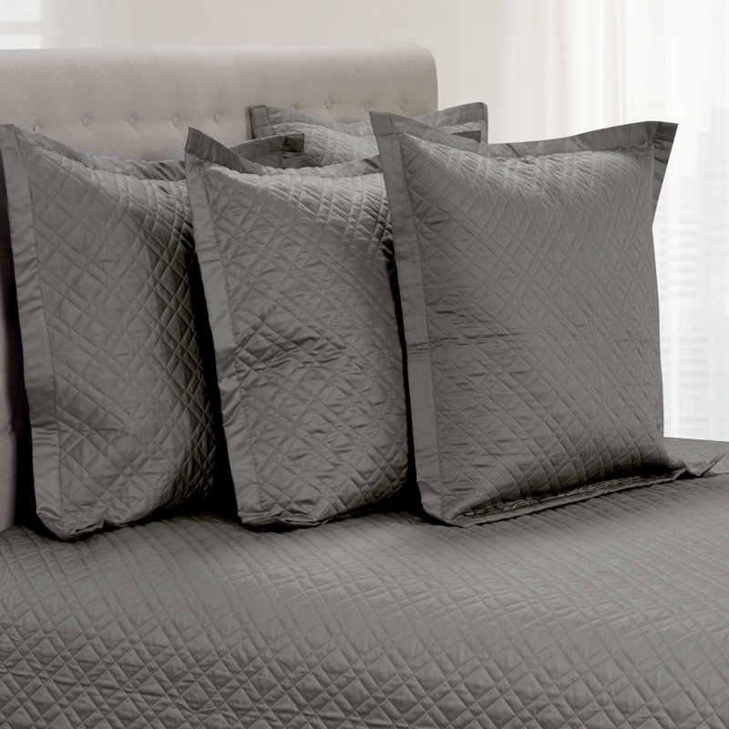 Emma Quilt, King, Taupe