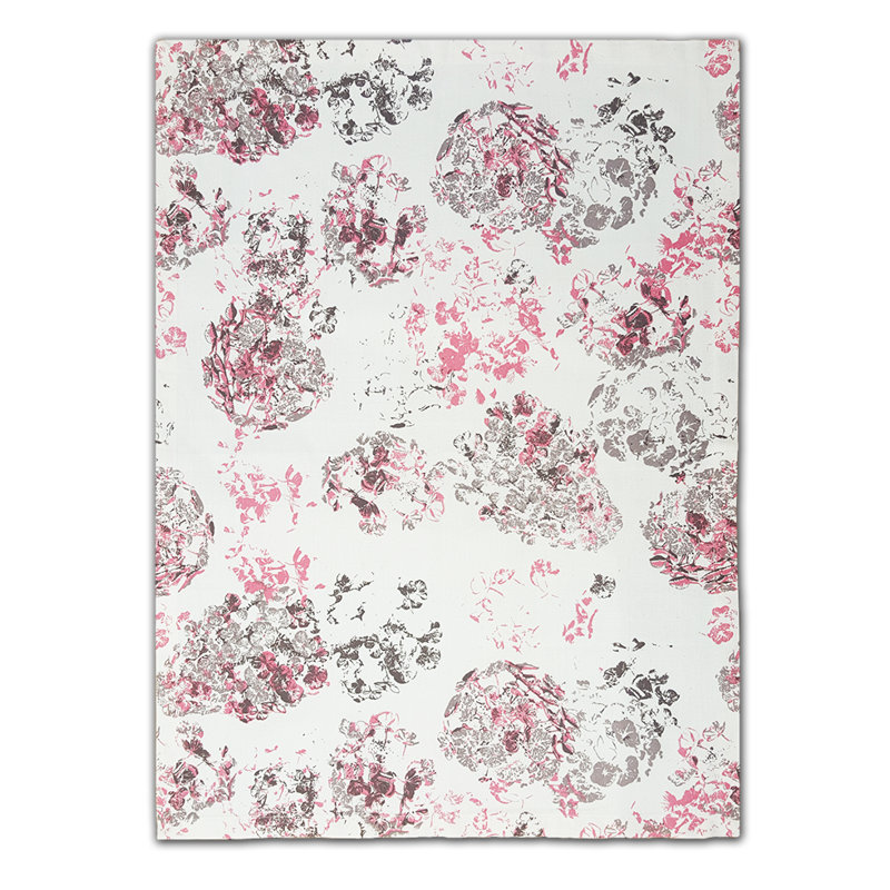 Bonnefoy Cotton Waffle Kitchen Towel, Pink