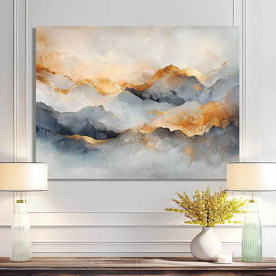 Galaxy Drift of Abstract Marble I - Art mural moderne en métal marbré, impression d'art moderne en métal