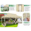 Auvent 10 po x P 20 po, abri de jardin escamotable avec moustiquaire-104650884