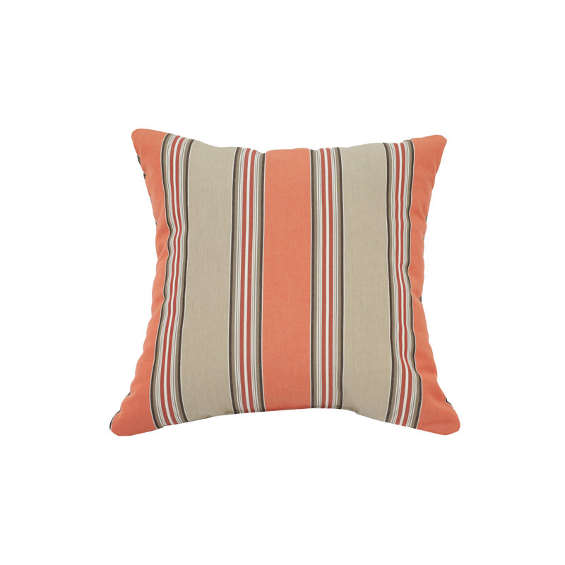 Coussin Sunbrella, Orange/beige
