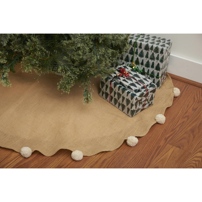 Tis The Season Burlap Tree Skirt