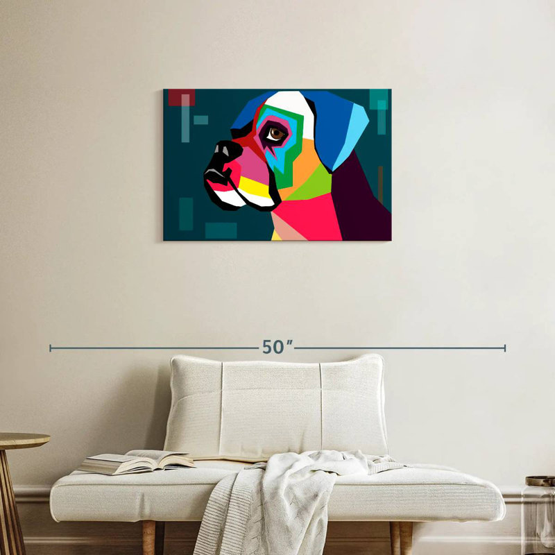 Brampt Boxer, 20" H x 30" W