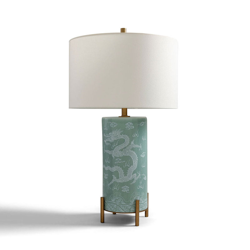 Imperial Dragon Lamp, Celadon