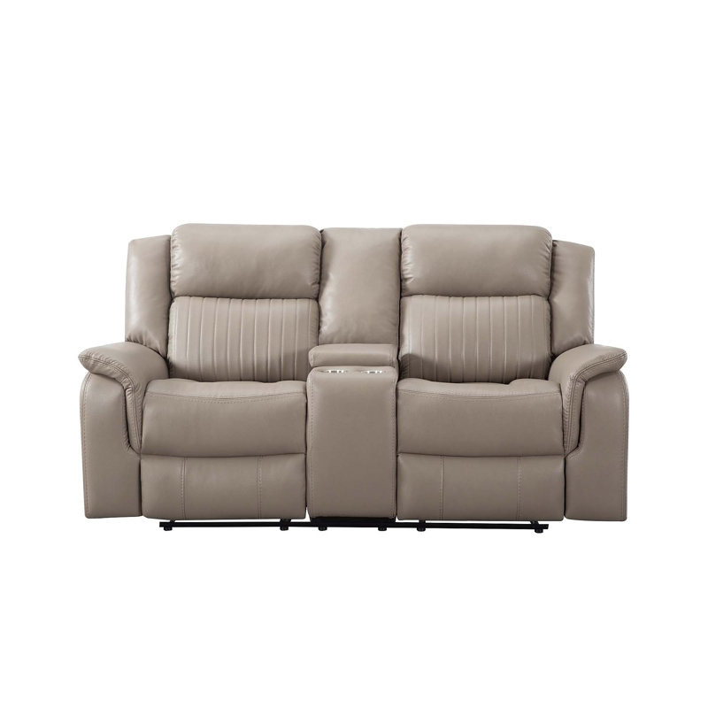 Causeuse inclinable manuelle confortable pour les moments de détente, idéale pour les couples