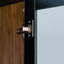 Armoire de rangement H 70,87 po, étagère de rangement coulissante multi-fonctions à 4 niveaux et 2 portes en verre-515216010