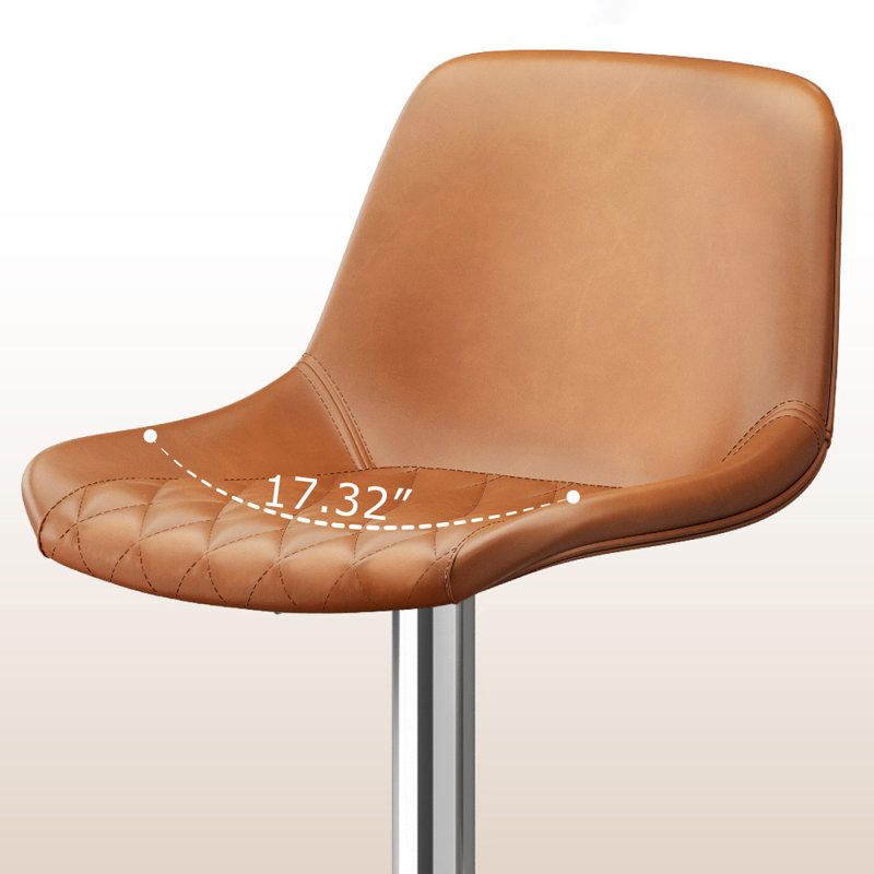 Chaise à dossier massif argenté brun jaunâtre (lot de 8), 8