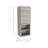 Medicine Single Door Cabinet 32" H, Two Interior Shelves, Two External Shelves, Light Gray-1519903668
